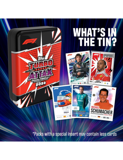 [TOPPS] Turbo Attax Formule 1 2026 – Topps Mega Tin – Les Gardiens de la Grille