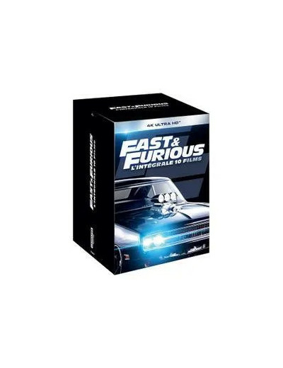 Livre Fast and Furious - L'intégrale 10 films - 4K Ultra HD