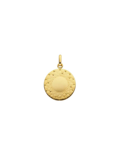 Médaille Arthus Bertrand Étoilée en or jaune poli, 16 mm