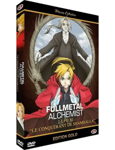 Dvd Fullmetal Alchemist le Conquérant de Shamballa Edition Gold