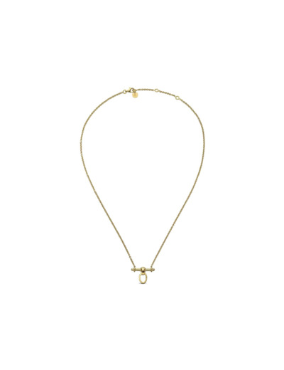 Collier Arthus Bertrand Trapèze  petit modèle anneau ouvrant en or jaune poli brillant