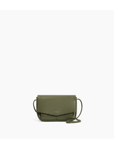 Pochette avec bandoulière amovible Charlotte en cuir lisse