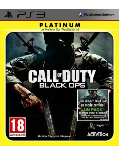 Jeu PS3 Call of Duty Black Ops Platinum