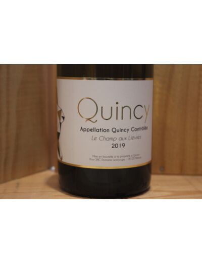 Quincy - Champ Au Lièvre - 2018 - Vin Blanc - Domaine de Lestourgie