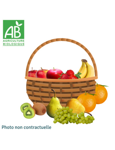 A1 - Panier Fruits bio de saison pour 2 pers