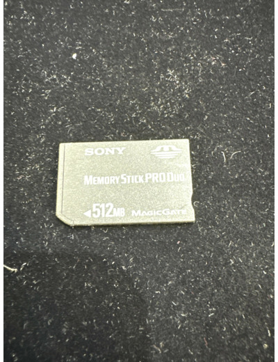 Memory Stick Sony pro duo 512 Mo