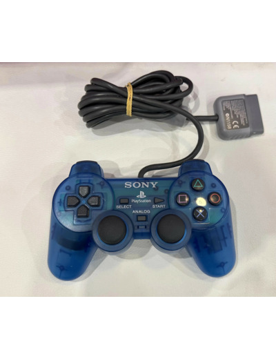 Manette Filaire Sony Playstation 2 (PS2) Dualshock 2 Rouge Transparente