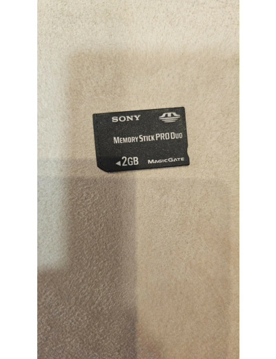 Carte mémoire Sony Memory Stick PRO Duo