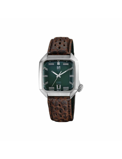 Montre March LA.B AM2 AUTOMATIQUE 39 MM - GRALL - Bison Perforé Marron