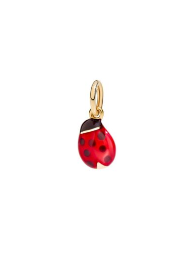 Pendentif DoDo Coccinelle en or jaune et émail