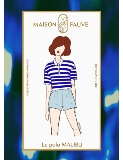 Maison Fauve - Patron Couture Femme Polo "Malibu" du 34 au 52