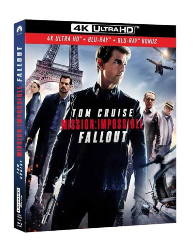 Blu-ray Mission Impossible Fallout 4k Ultra Hd