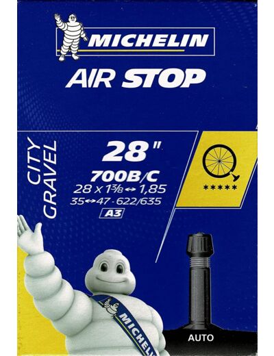 Michelin 804154 Chambre à air Noir - 40 mm