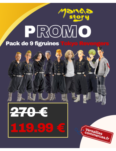 [PROMO] TOKYO REVENGERS - DXF - Pack de 9 figurines Tokyo Revengers