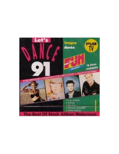 Cd Various - Let's Dance 91 - The Best Of Stock Aitken Waterman (1991)