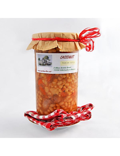 Cassoulet au confit de canard 750g