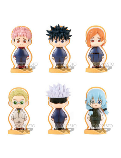 JUJUTSU KAISEN COOKIE DECOLLE PVC PACK 6 STATUES 6 CM ASSORTMENT VOL. 1