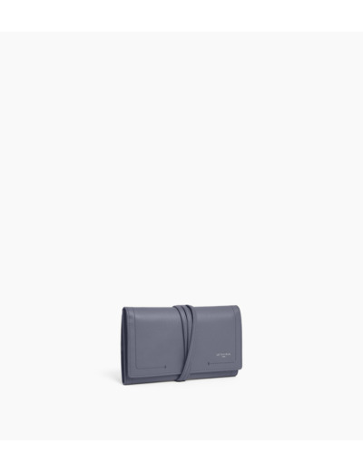 Coffret bijoux de voyage en cuir grainé
