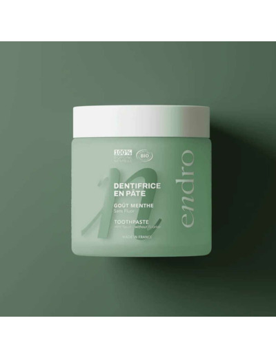 Dentifrice menthe en pâte