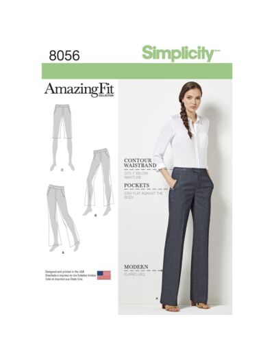 Simplicity – Patron Femme Pantalon et Short n°8056/7894 du 38 au 56