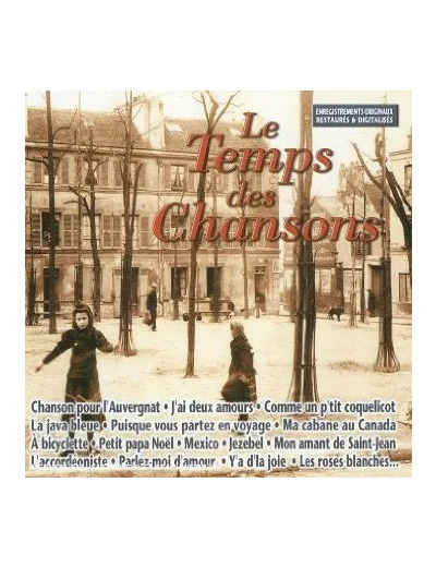 Cd Le Temps des Chansons