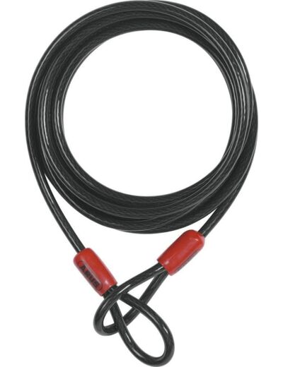ABUS cobra câble d'acier, 10 Millimètres x 500 centimètres