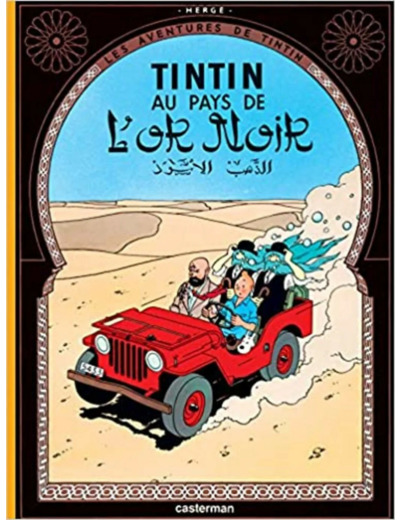 Livre Les Aventures de Tintin. Au pays de l'or noir
