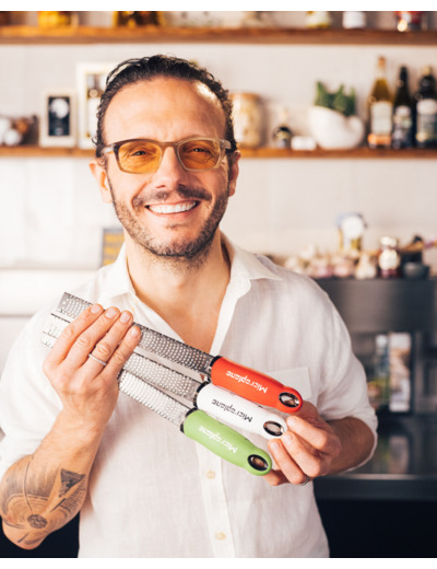 Râpe à parmesan, Microplane x Chef Simone Zanoni