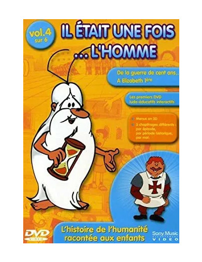 Dvd Il était une fois... L'Homme - Vol.4 : De la guerre de cent ans... à Elisabeth 1ère
