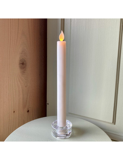 Bougie Chandelle Led Contemporaine en cire à flamme oscillante