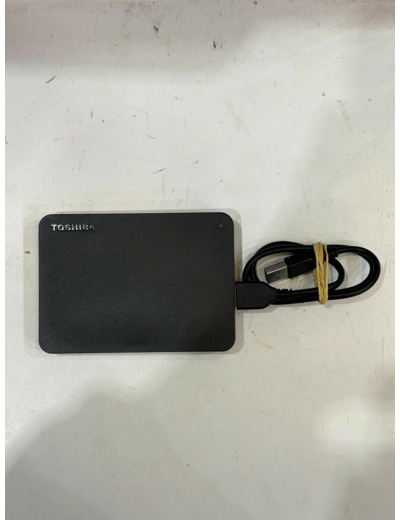 Disque Dur Externe Toshiba 2 To, Usb 3.0, Noir