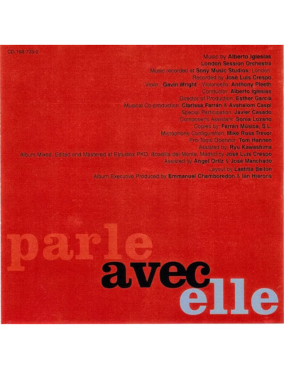 Cd Various - Parle Avec Elle (Bande Originale Composée Par Alberto Iglesias) (2002)