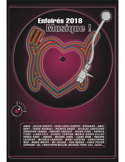 Dvd Les Enfoirés - 2018 : Musique !