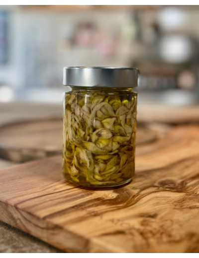 Aubergines en huile d’olive