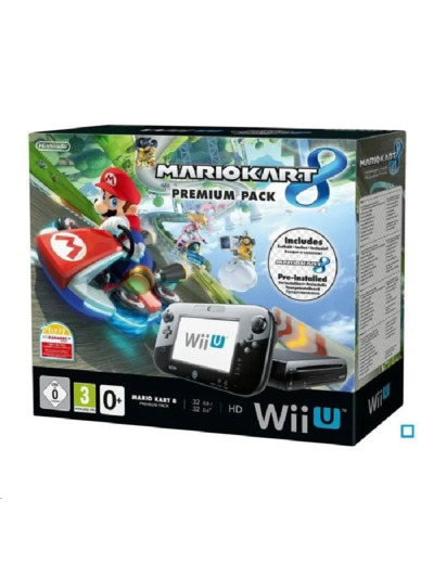 Console Nintendo Wii U 32go Pack Mario Kart 8 préinstallé