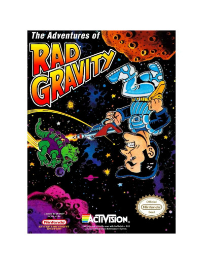Jeu Nes The Adventures of Rad Gravity