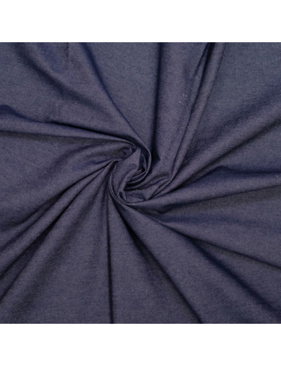 Fibre Mood - Tissu "Barbara" - Denim de Coton Bleu Foncé
