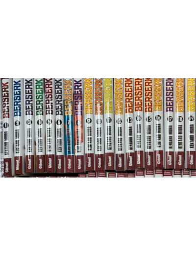 Collection Manga Berserk Tome 1 à 42 manque tome 13, 16, 24, 27 ,34 (occasion)