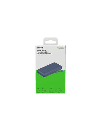 Batterie Externe 30W 20 000 mAh avec Cable Interne
