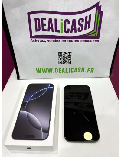 Smartphone Iphone 16 Pro Max 256 Gb -  Black Titanium, 6.90, SIM + eSIM, 48 Mpx, 5G