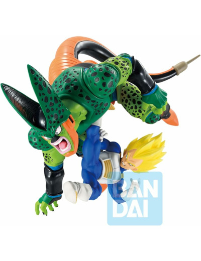 [FIGURINE] Dragon Ball Z – Vegeta vs Cell (Dragon History II) Statue de collection Moment ravible