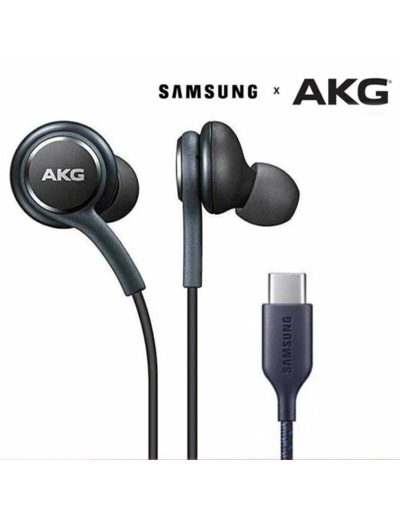 Écouteurs Samsung Type-c USB AKG écouteurs câble stéréo filaire casque intra-auriculaire