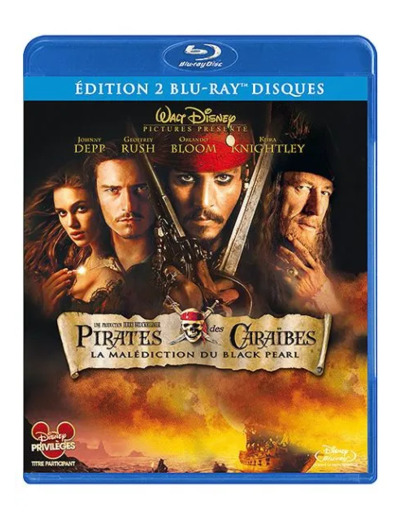Blu-Ray Pirates des Caraïbes : La malédiction du Black Pearl