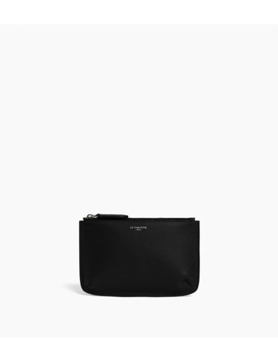 Pochette zippée petit modèle CCA en cuir