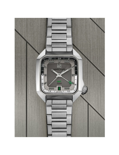 Montre March LA.B AM2 Slim GMT Automatique - Millésime Mars 2025 - Bracelet titane grade 5