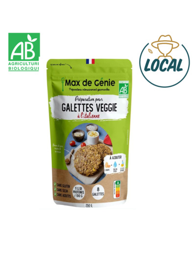 Préparation pour Galettes Veggie à l’italienne