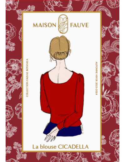 Maison Fauve - Patron Couture Blouse  "Cicadella" du 34 au 52