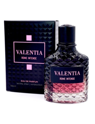 Eau de Parfum Fragrance World Valentia Rome Intense - pour Femme - 100ml