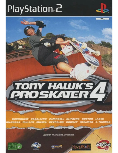 Jeu Ps2 Tony Hawk's Pro Skater 4