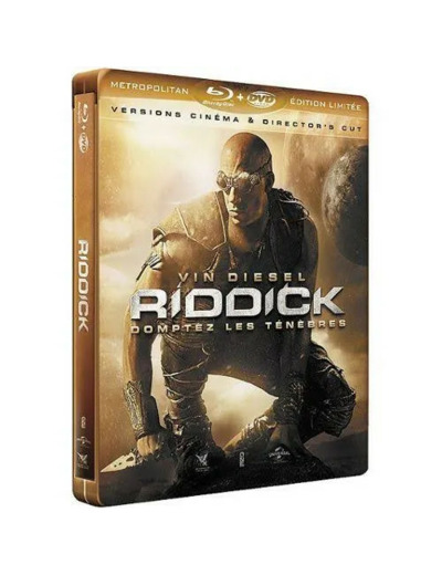 Blu-ray Riddick Combo Blu-ray+ Dvd Édition Limitée Boîtier Steelbook